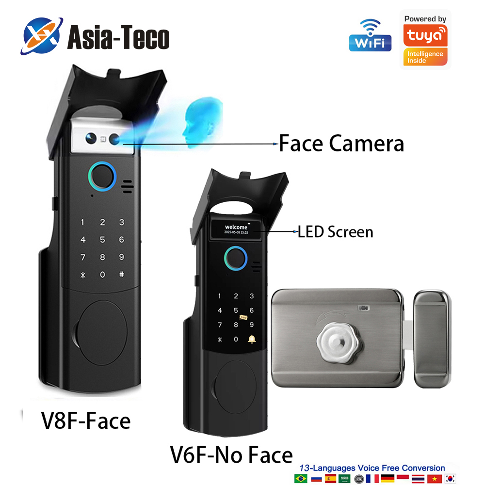 Door Access Control Keypad Rfid - قفل باب ذكي واي فاي مقاوم