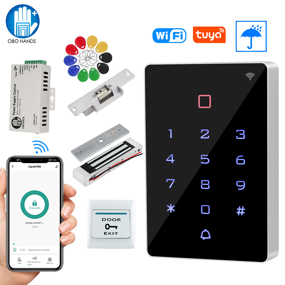 Access Control System Rfid Kit - WiFi Tuya APP باب نظام التحكم